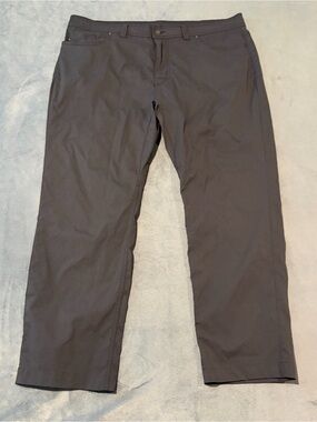 Prana Pants Mens 40x28 Gray Brion Hiking Outdoor Chino Stretch